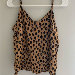 Cheetah Print Tank Top